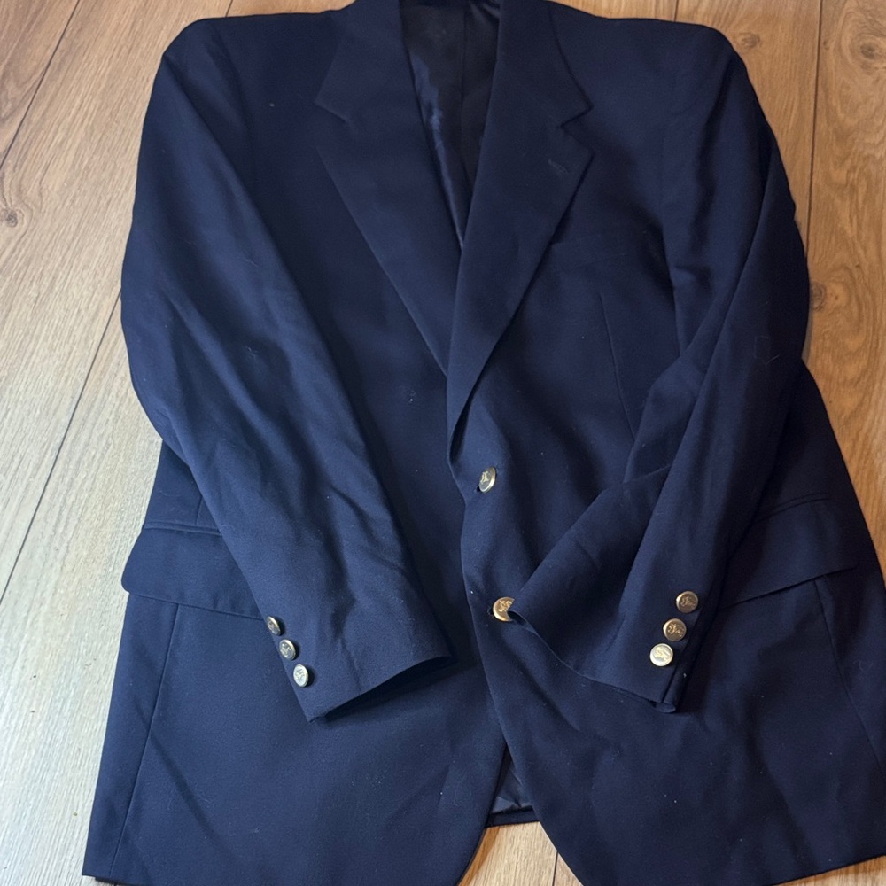 vintage burberrys Classic Blue Men's Blazer
